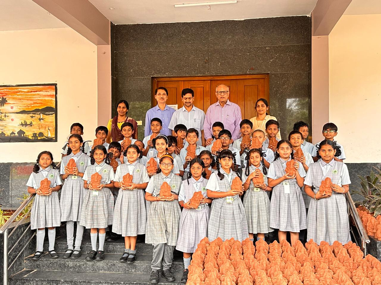 Clay Ganesha Distribution