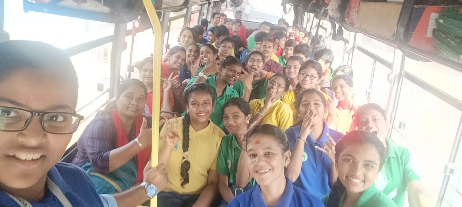 Class 10's Fun in the Waves: A Splashing Good Time