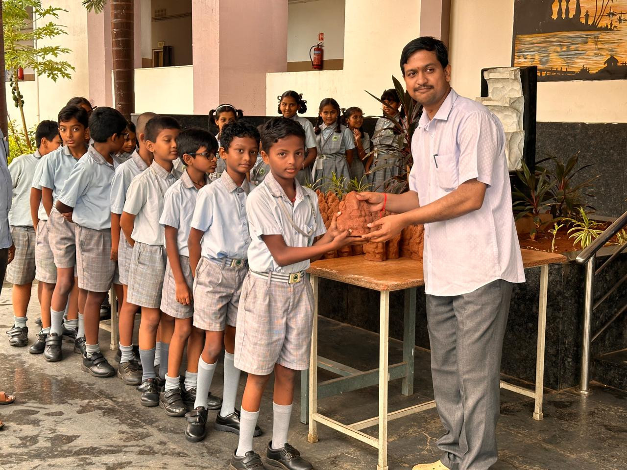 Clay Ganesha Distribution