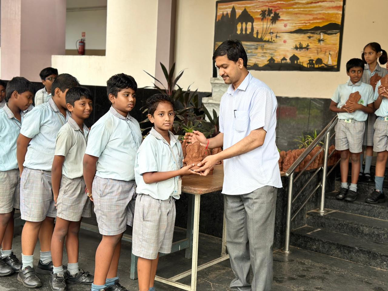 Clay Ganesha Distribution
