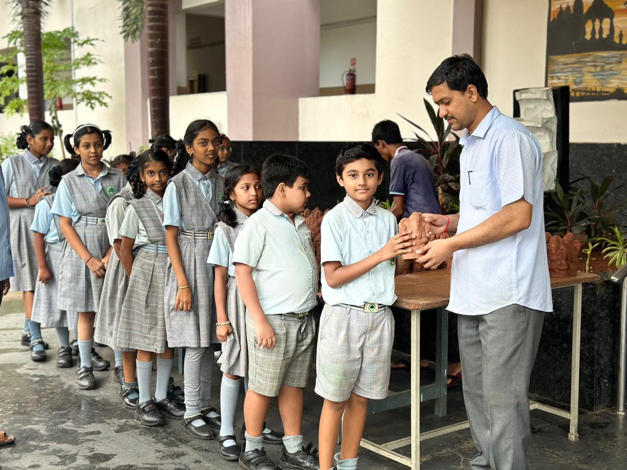 Clay Ganesha Distribution