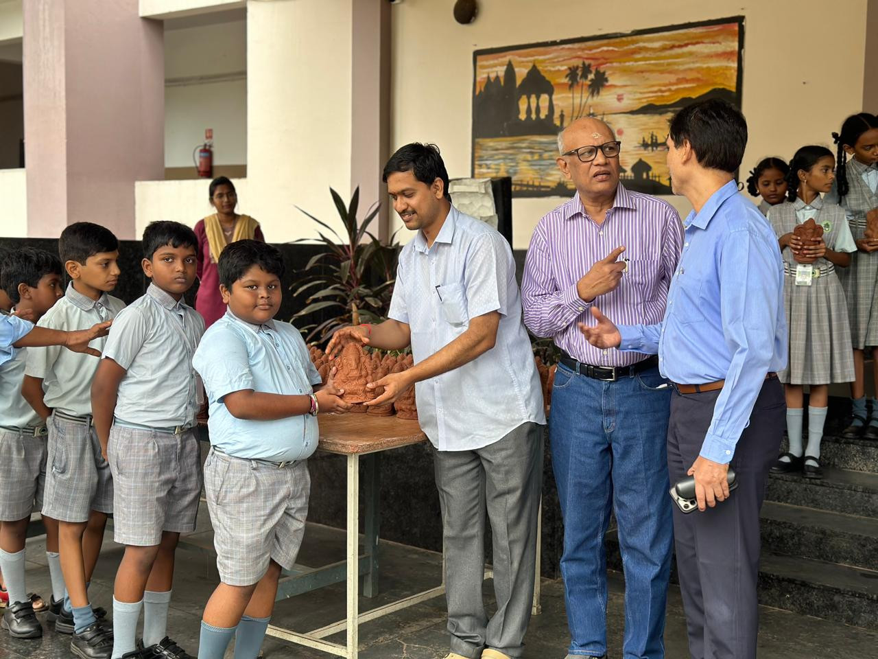 Clay Ganesha Distribution